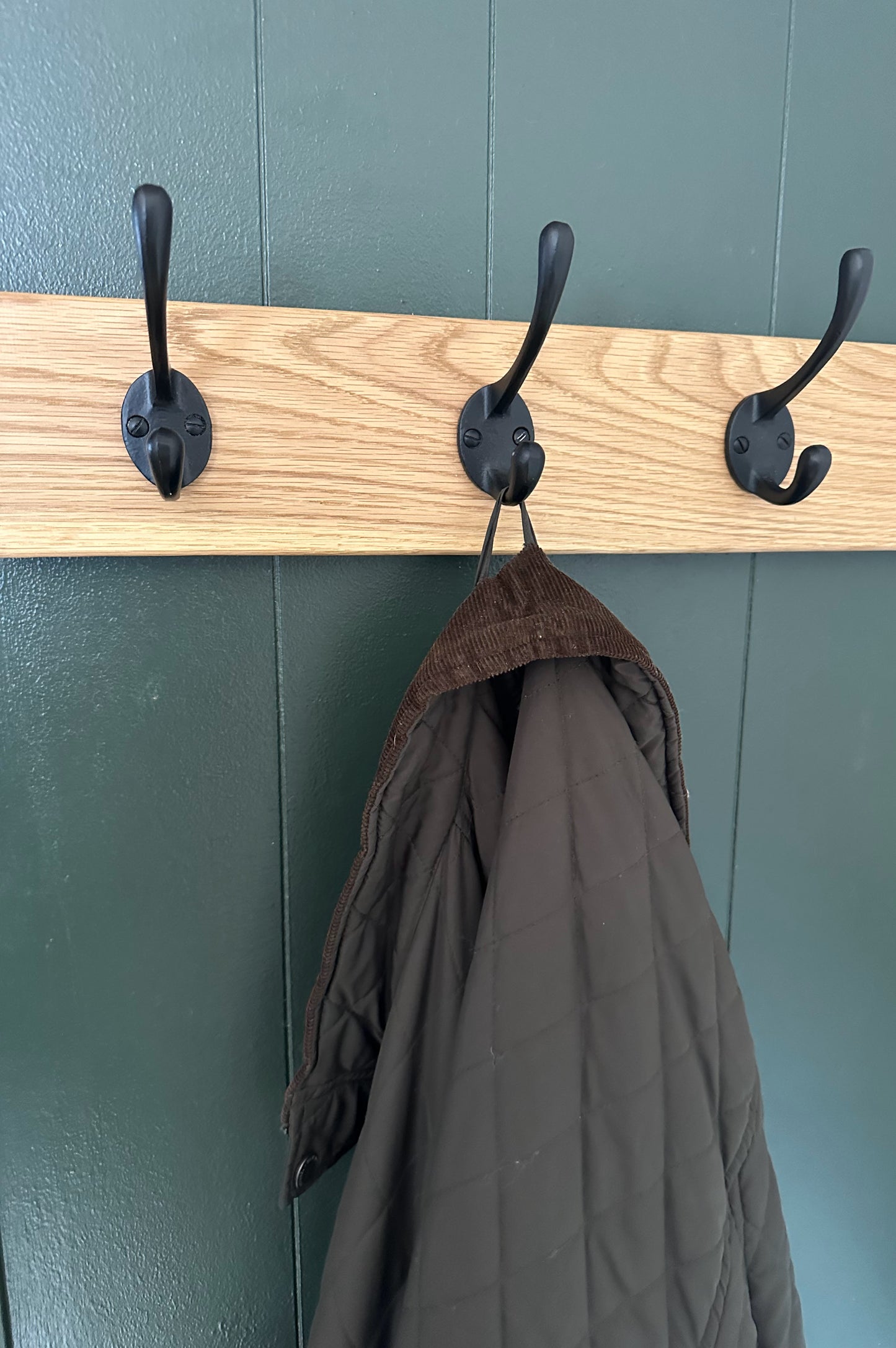 oak coat hook