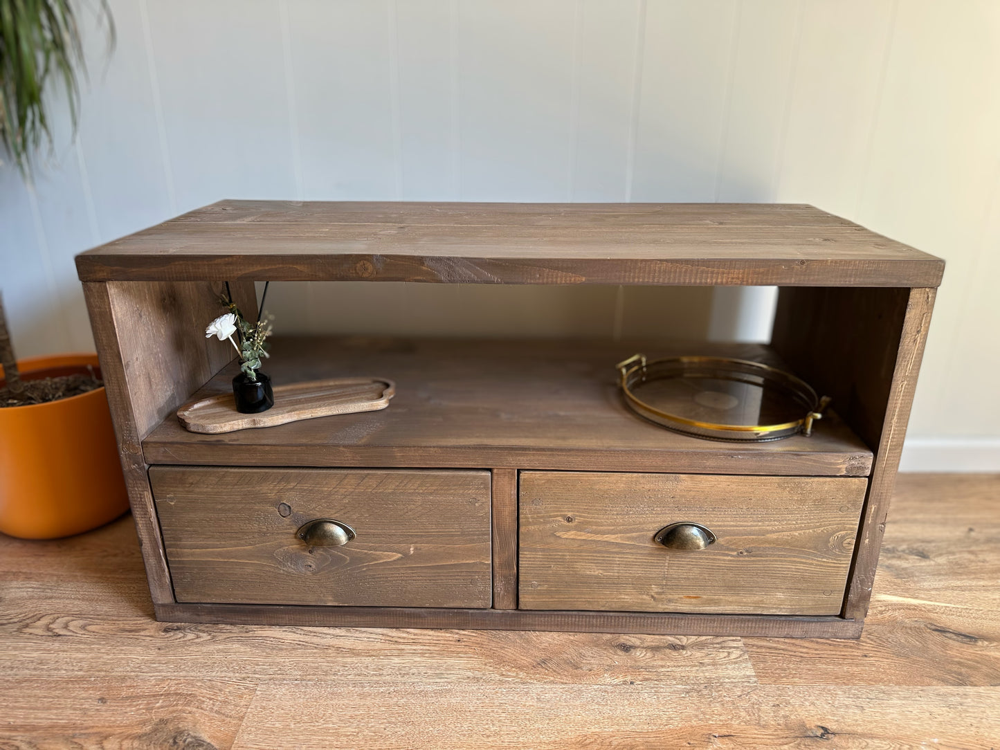 rustic tv cabinet