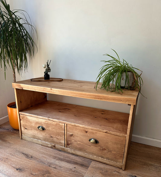 SOLID WOOD TV CABINET