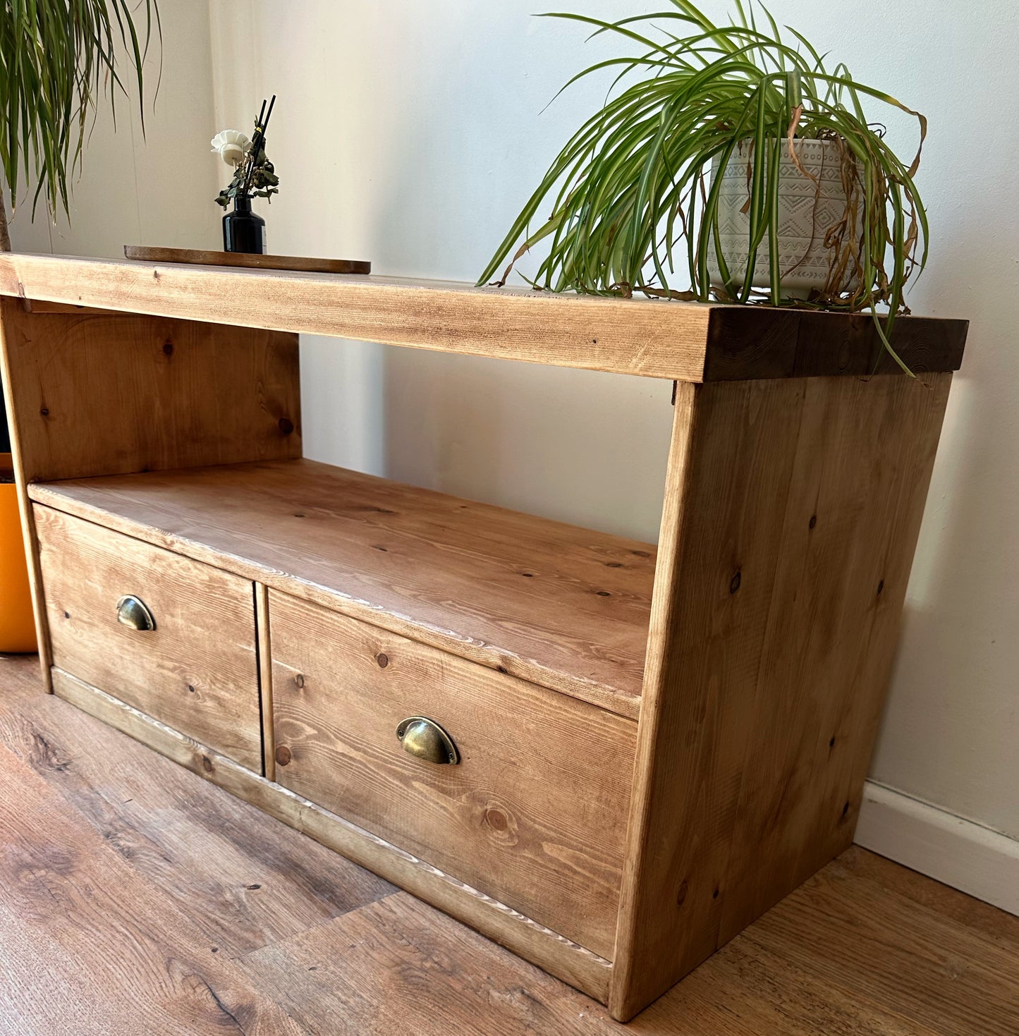 SOLID WOOD TV CABINET
