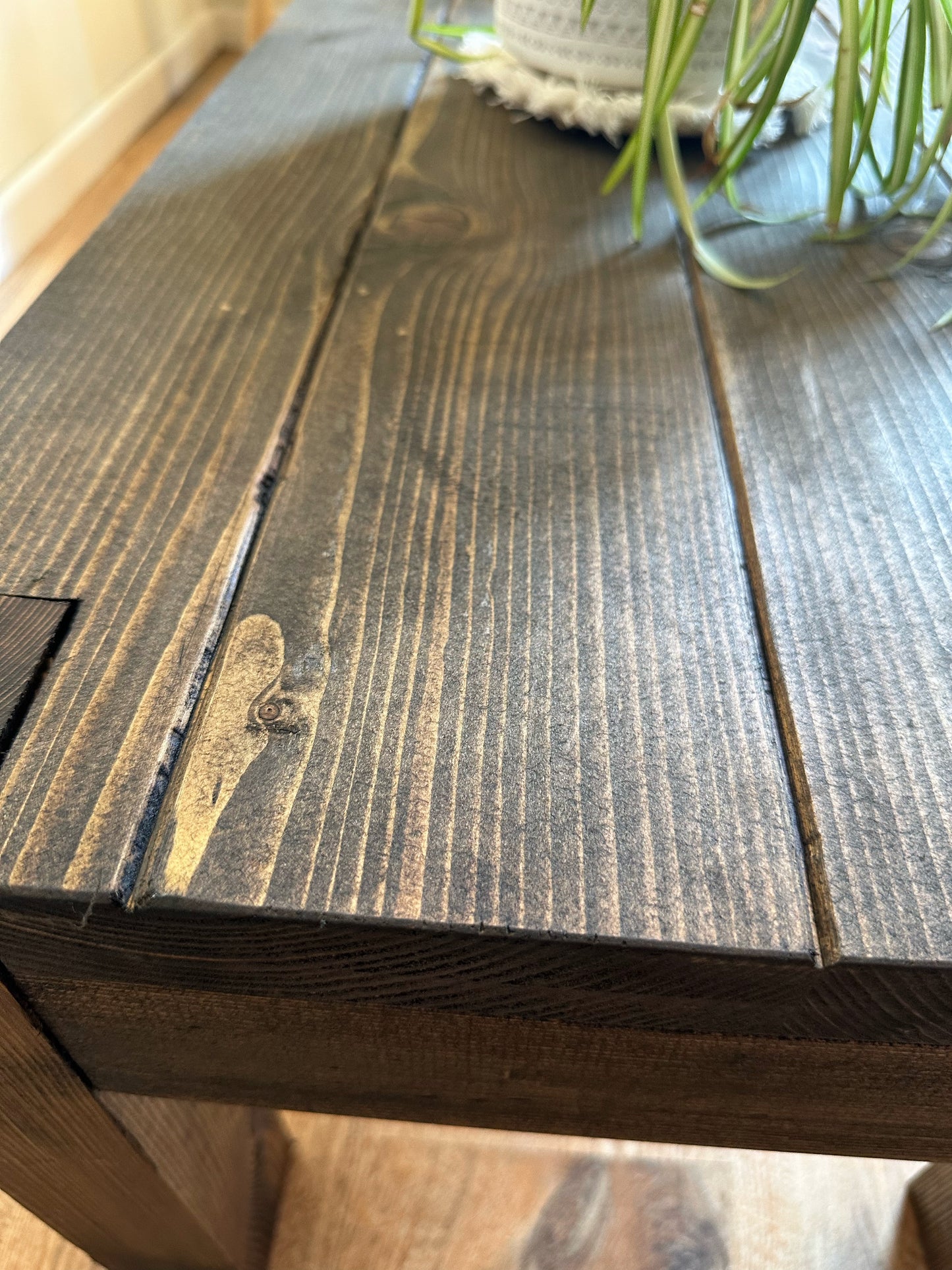 rustic coffee table timber legs