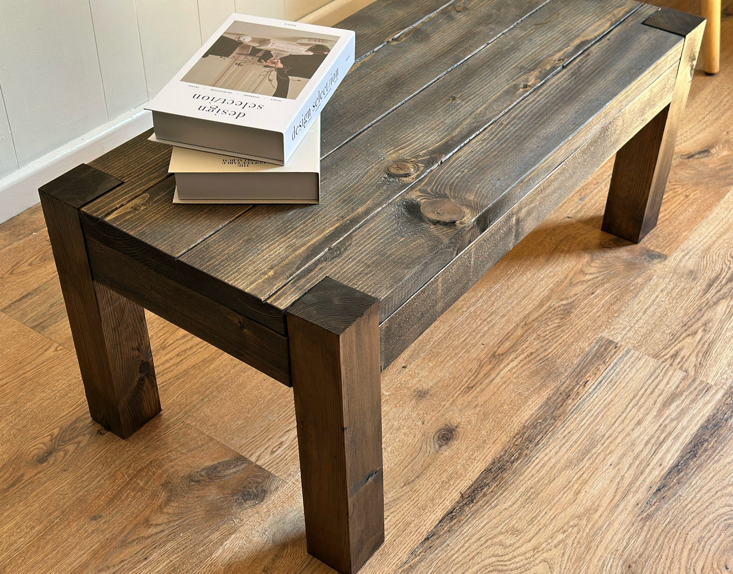 rustic coffee table timber legs