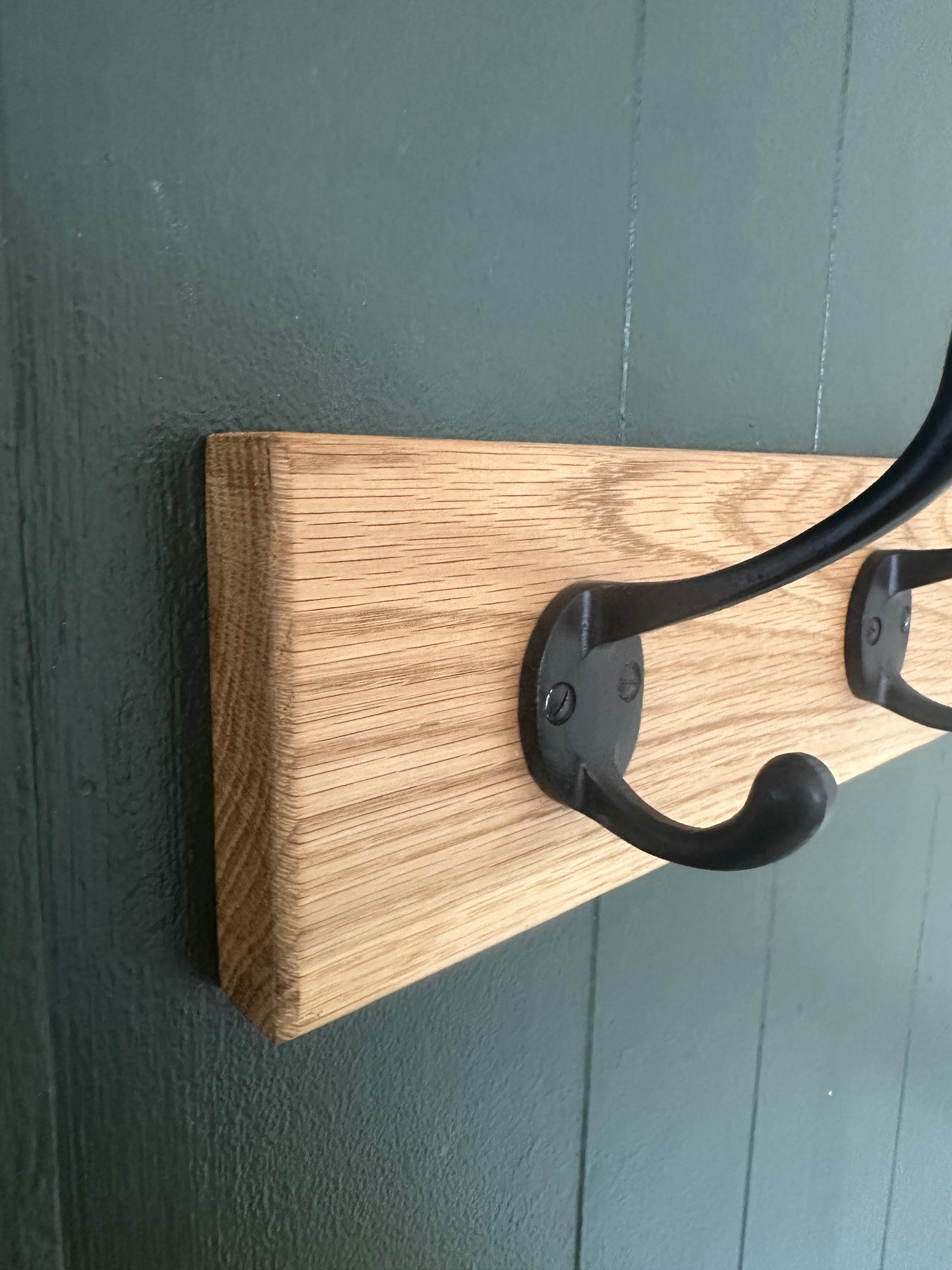 oak coat hook